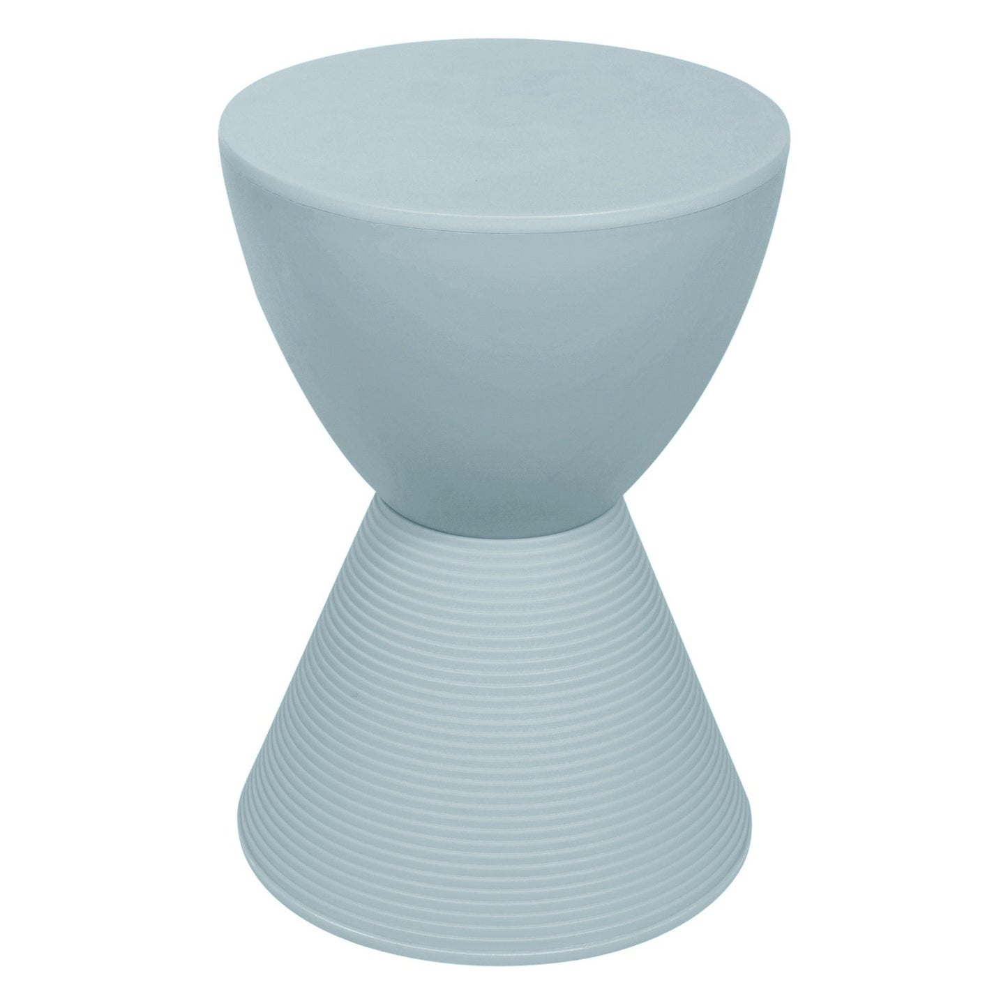 Boyd Storage Round Side End Table in Polypropylene Plastic