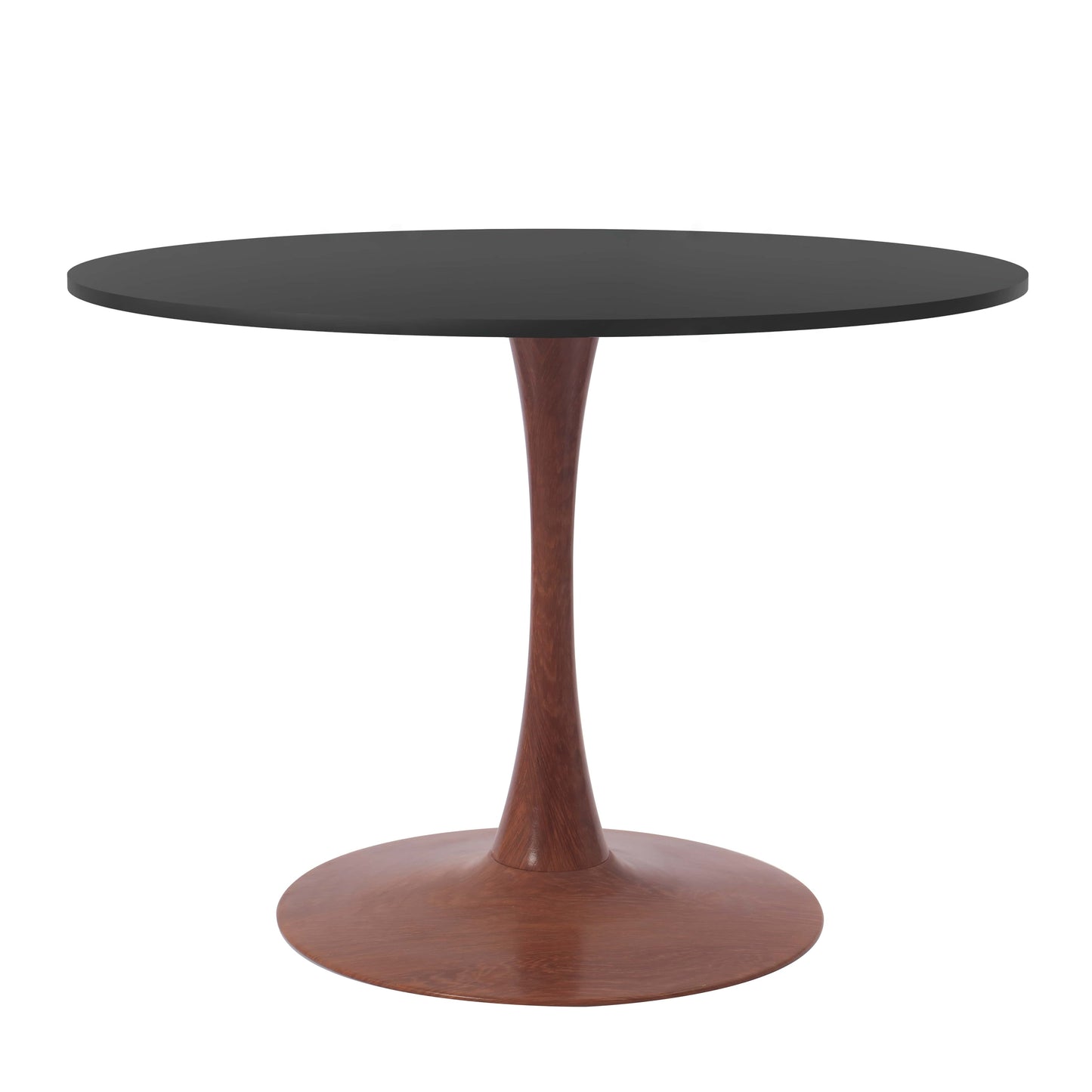 Bristol 35" Round Dining Table Wood Transfer Cherry/Natural/Walnut Base with MDF Table Top