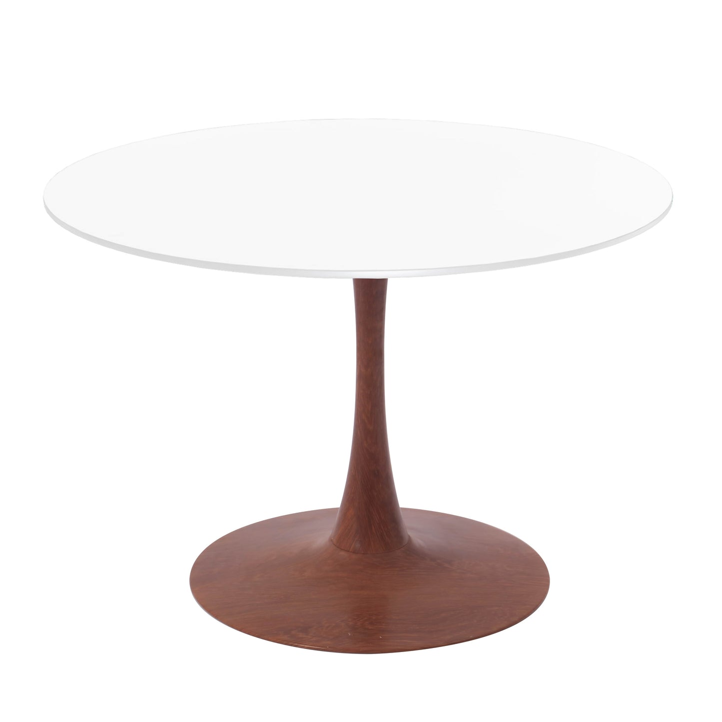 Bristol 35" Round Dining Table Wood Transfer Cherry/Natural/Walnut Base with MDF Table Top