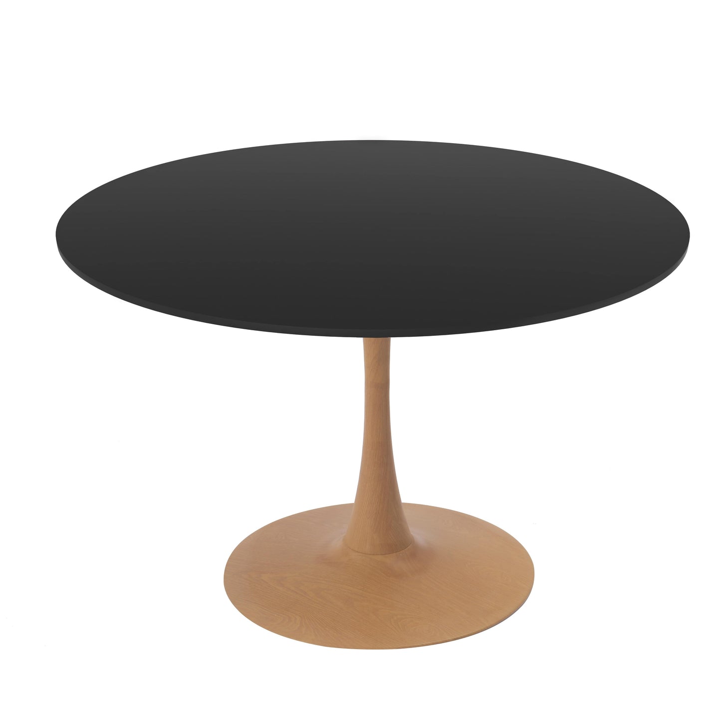 Bristol 35" Round Dining Table Wood Transfer Cherry/Natural/Walnut Base with MDF Table Top