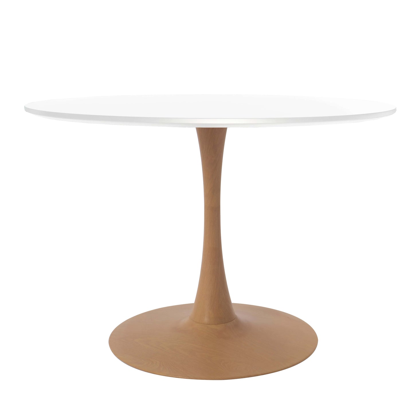 Bristol 35" Round Dining Table Wood Transfer Cherry/Natural/Walnut Base with MDF Table Top