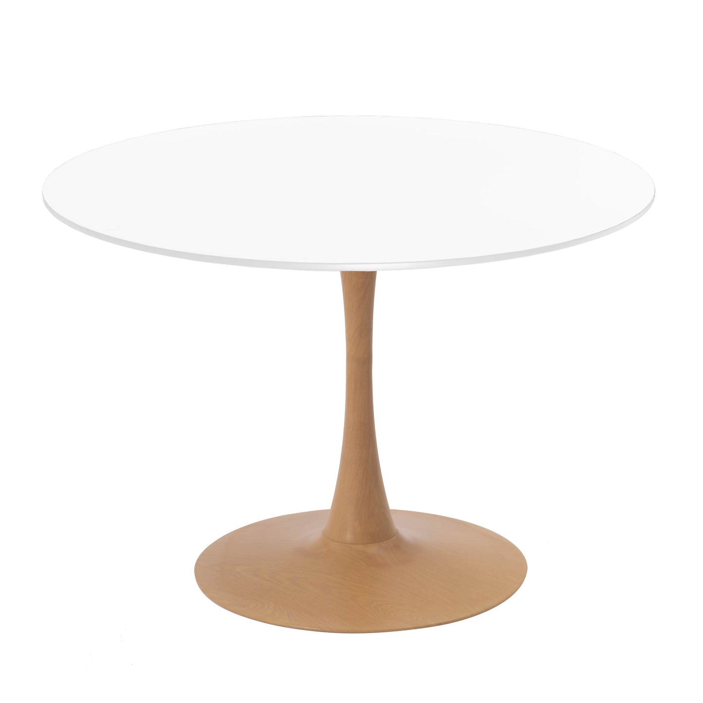 Bristol 35" Round Dining Table Wood Transfer Cherry/Natural/Walnut Base with MDF Table Top