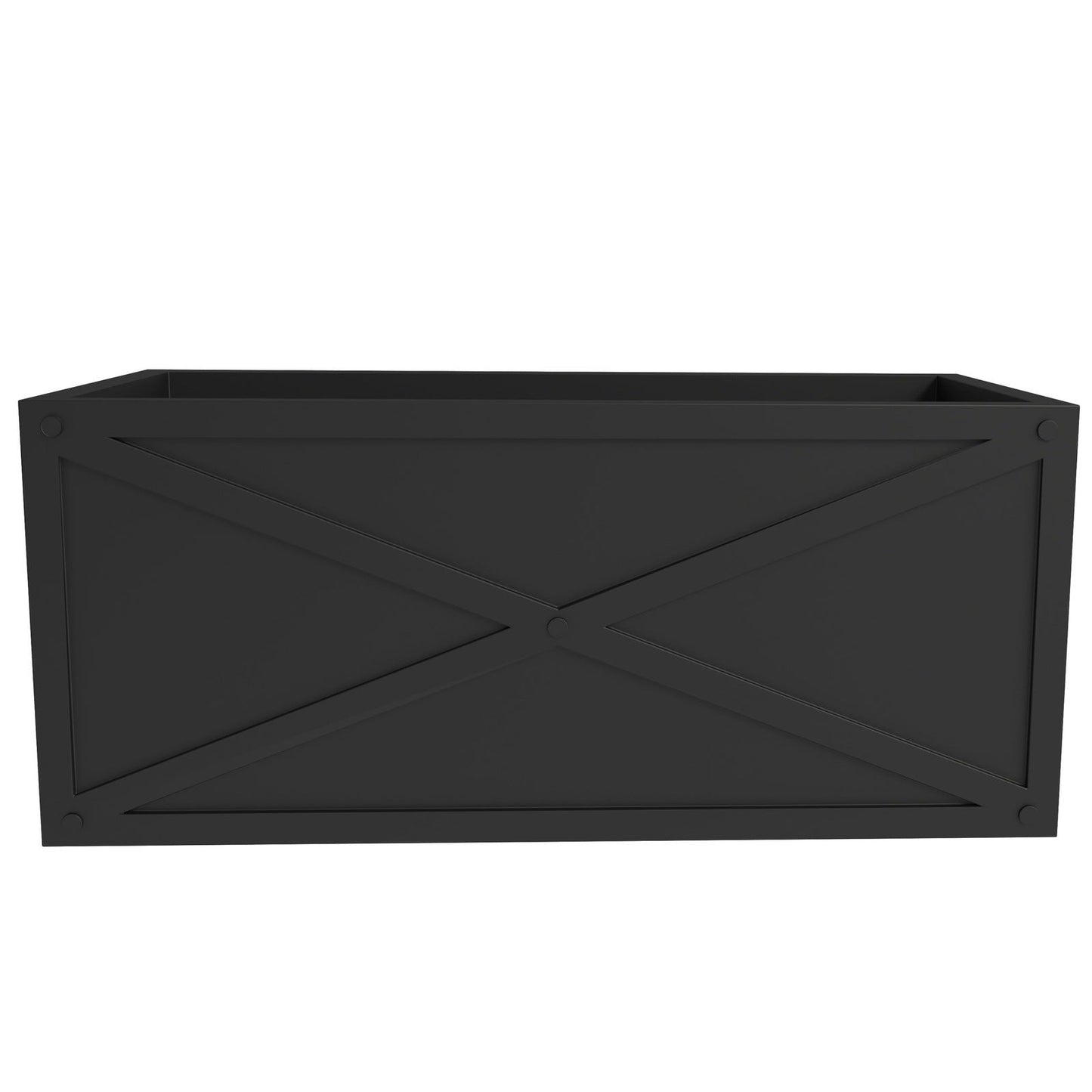 Bonsai Fiberglass and Clay Planter - Rectangular Weather-Resistant Planter Box with Drainage Holes