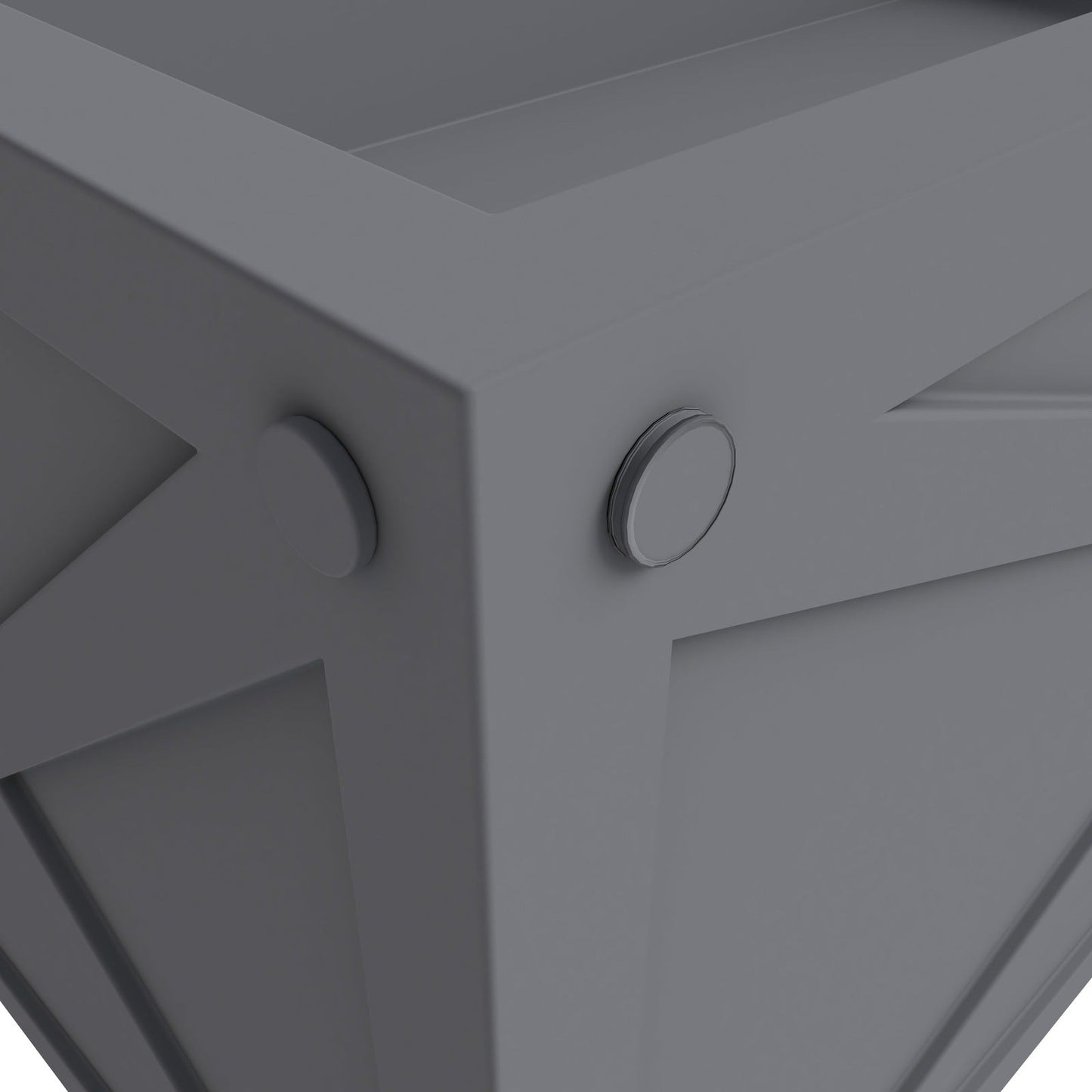 Bonsai Fiberglass and Clay Planter - Rectangular Weather-Resistant Planter Box with Drainage Holes