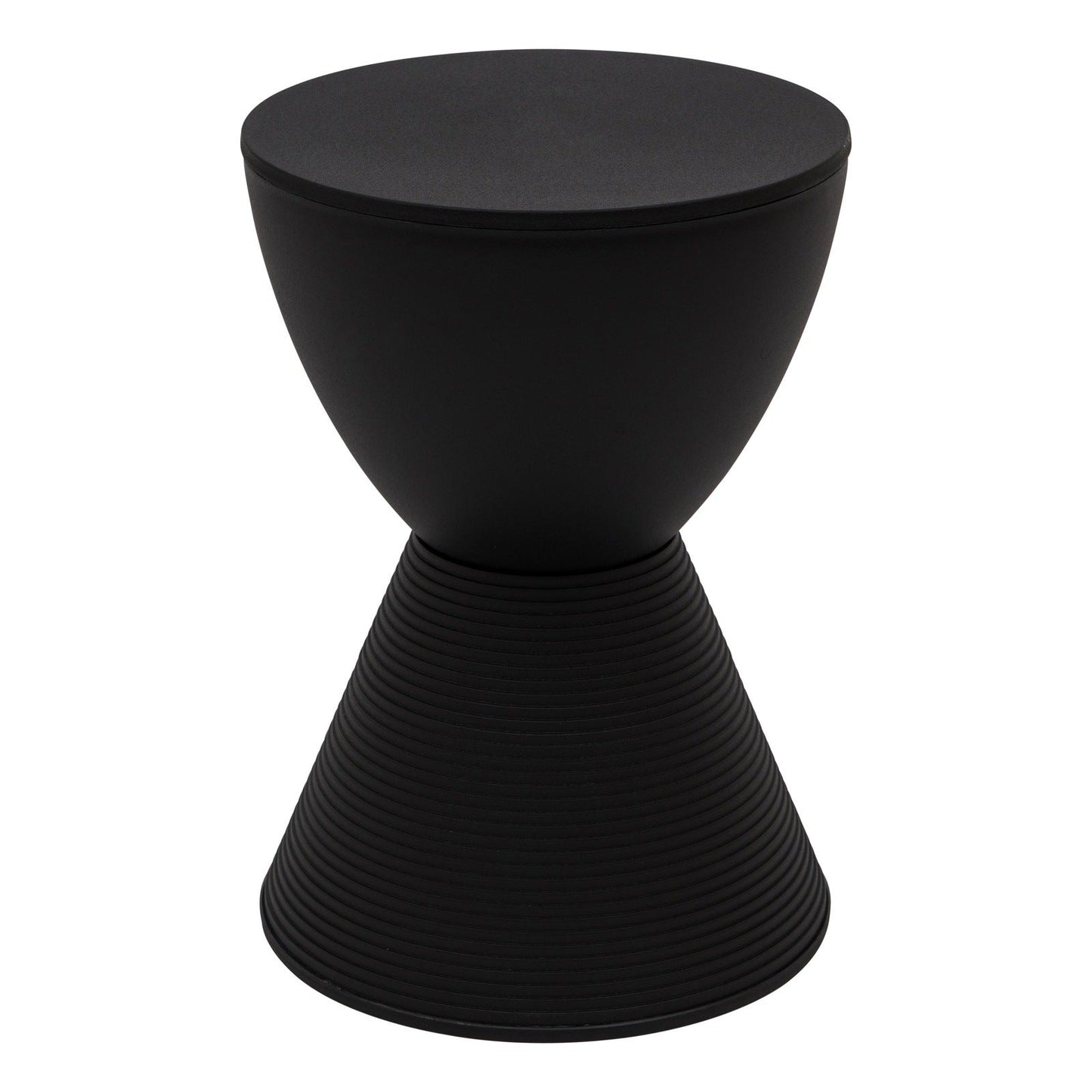 Boyd Storage Round Side End Table in Polypropylene Plastic