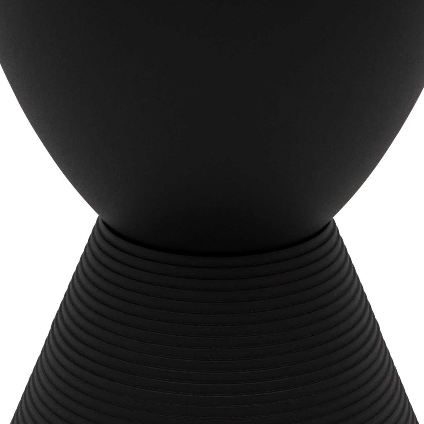 Boyd Storage Round Side End Table in Polypropylene Plastic