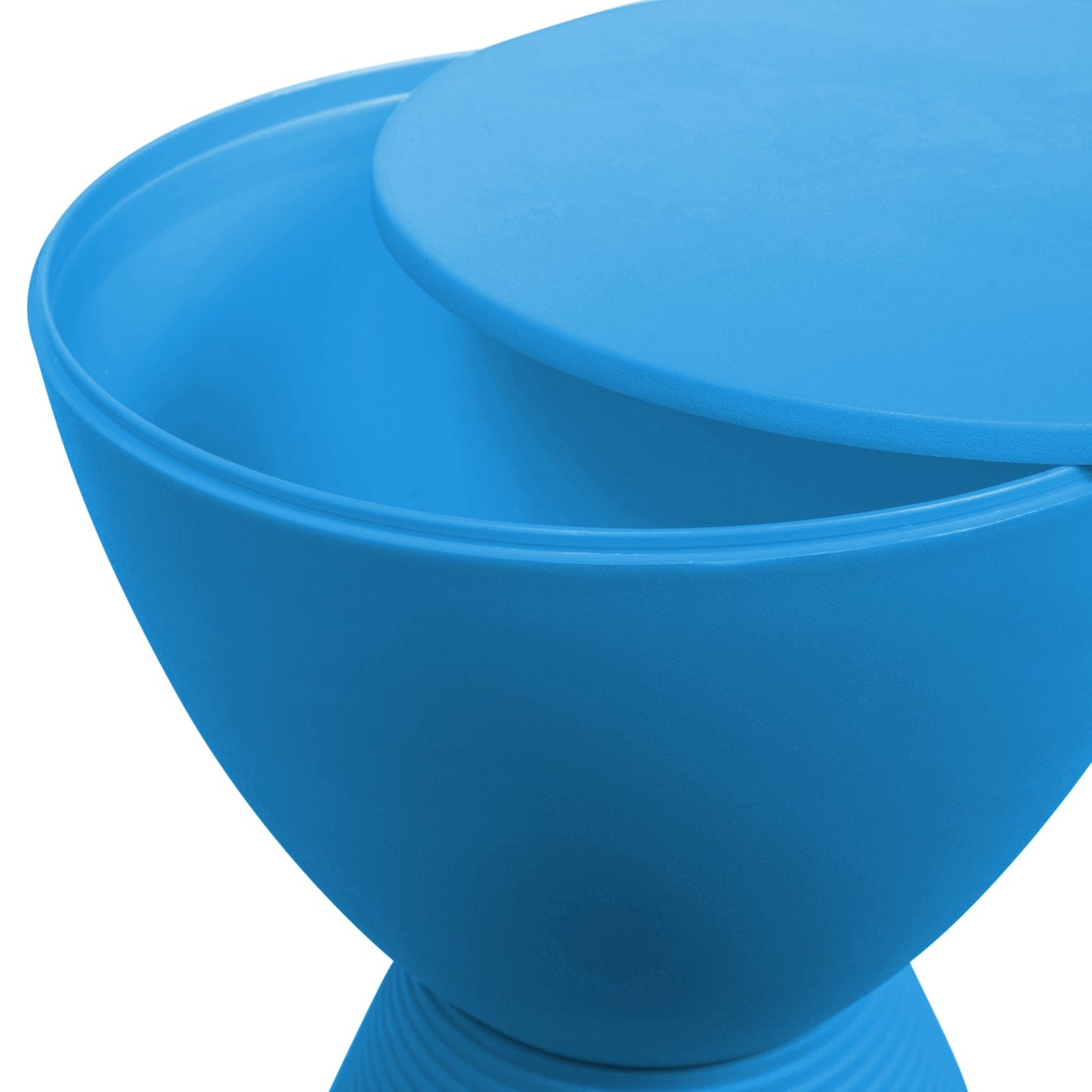 Boyd Storage Round Side End Table in Polypropylene Plastic