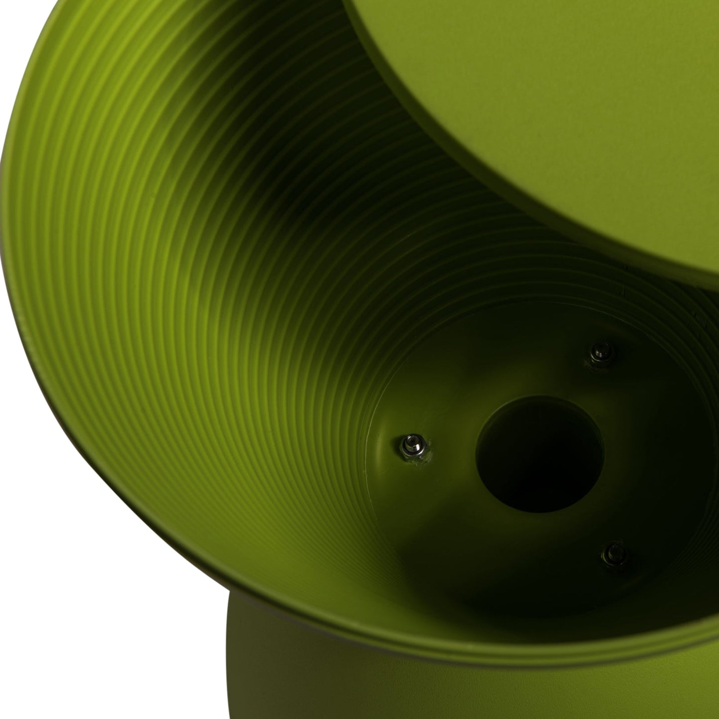 Boyd Storage Round Side End Table in Polypropylene Plastic