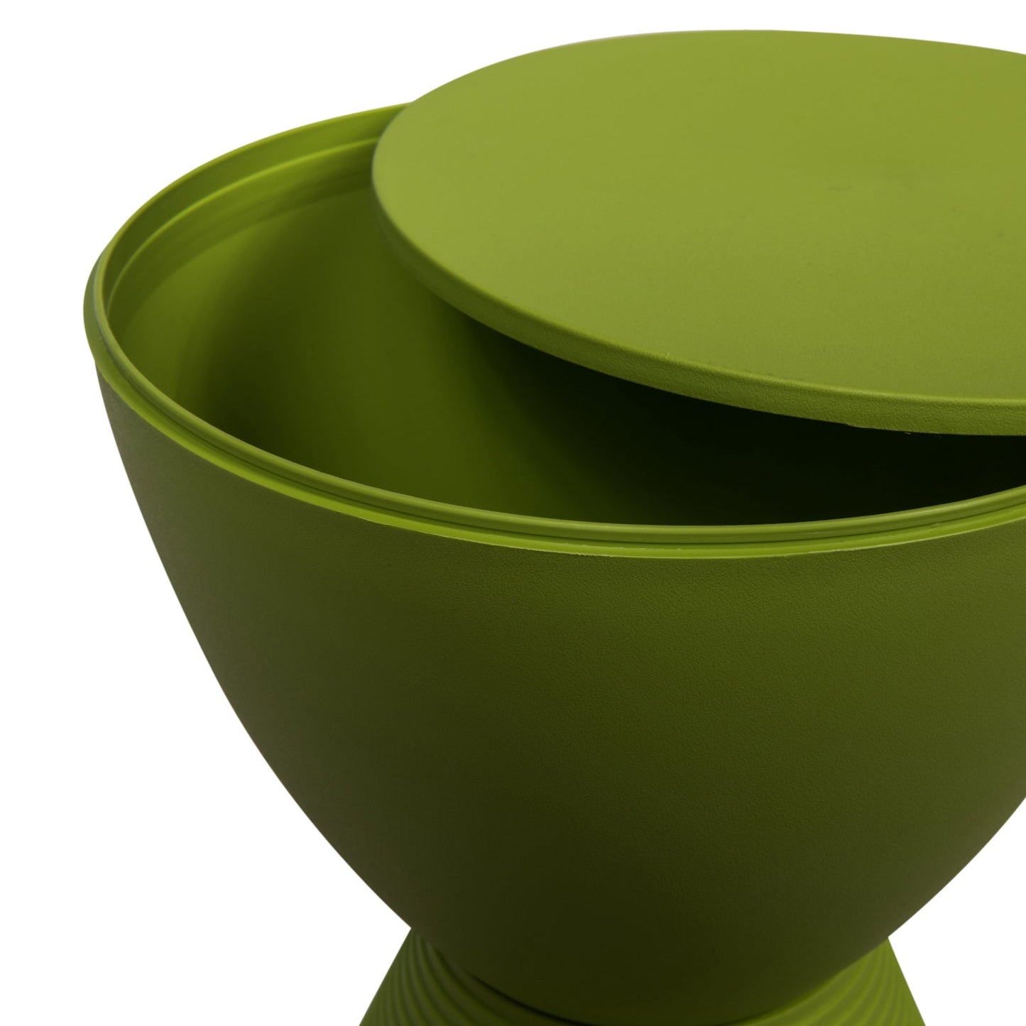 Boyd Storage Round Side End Table in Polypropylene Plastic
