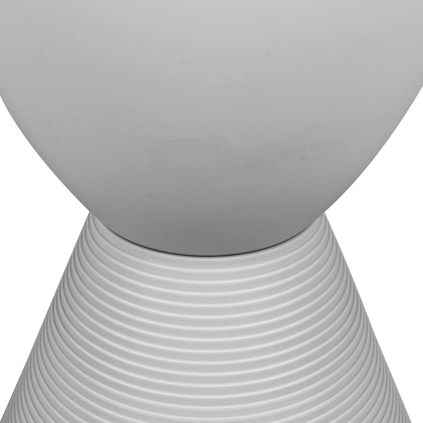 Boyd Storage Round Side End Table in Polypropylene Plastic