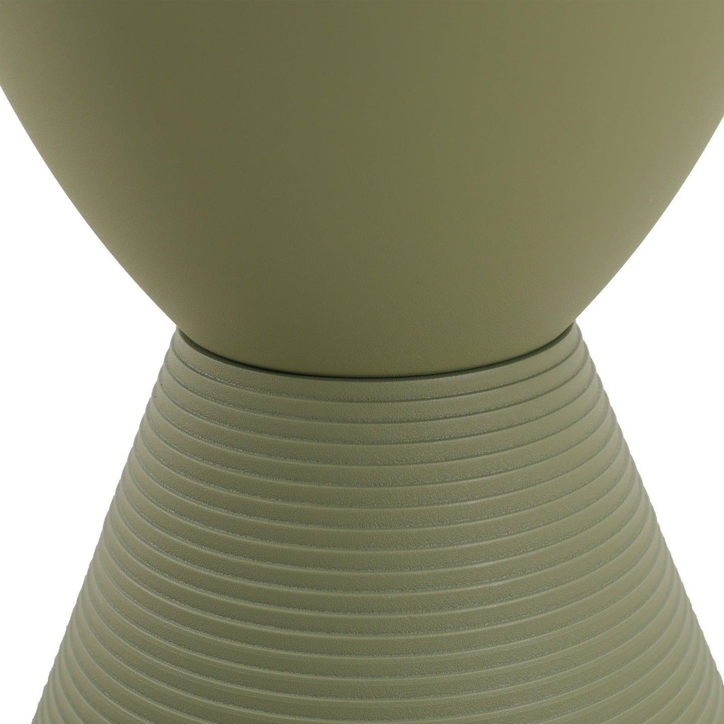 Boyd Storage Round Side End Table in Polypropylene Plastic