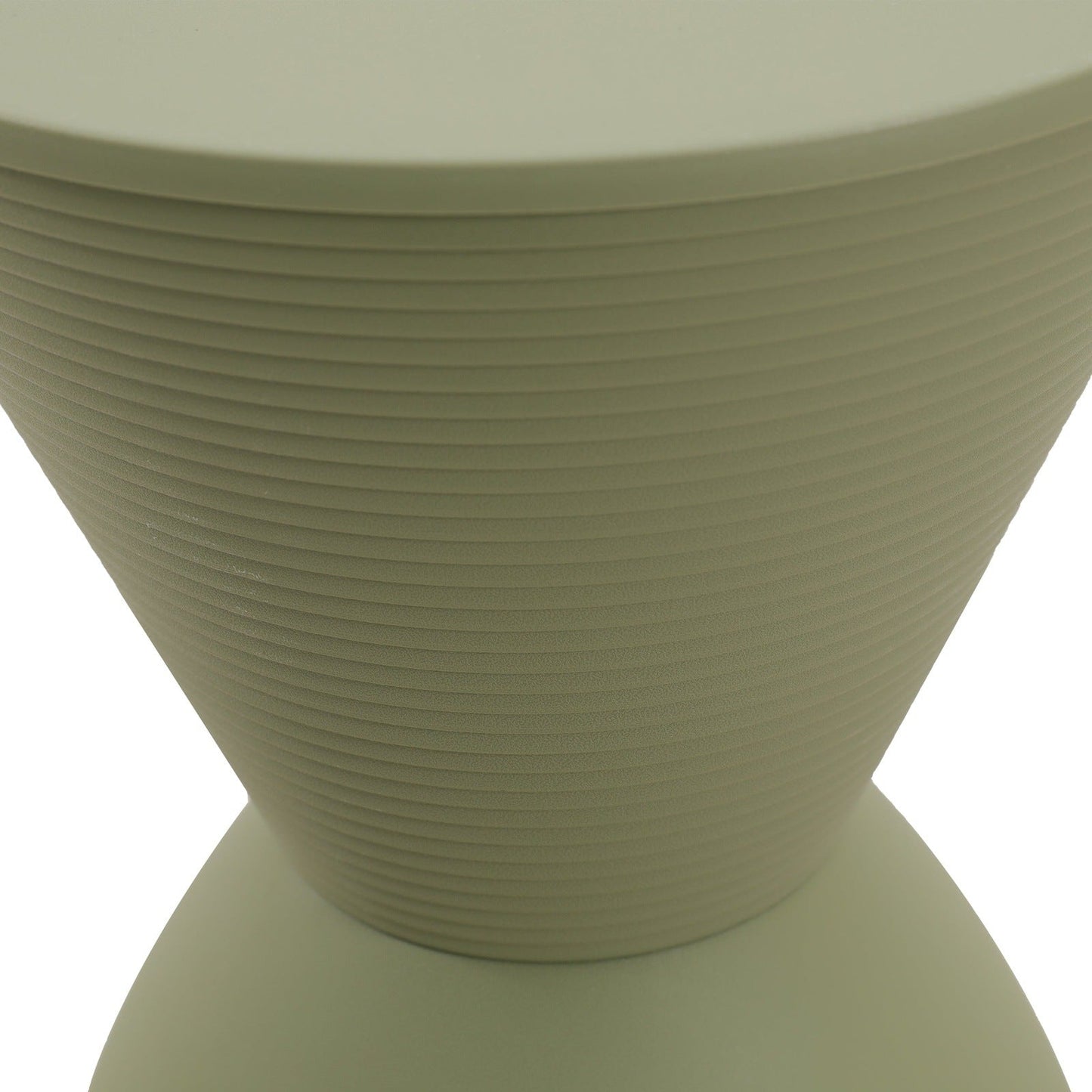 Boyd Storage Round Side End Table in Polypropylene Plastic