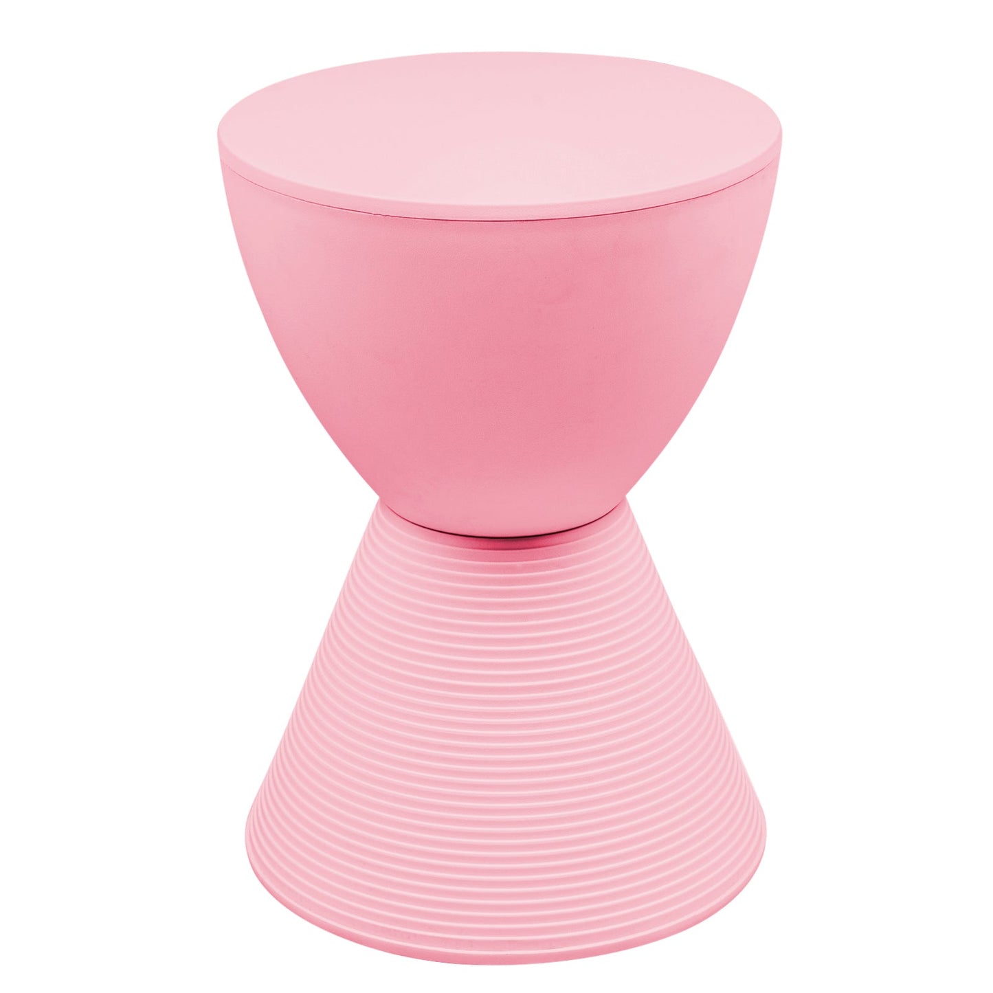 Boyd Storage Round Side End Table in Polypropylene Plastic