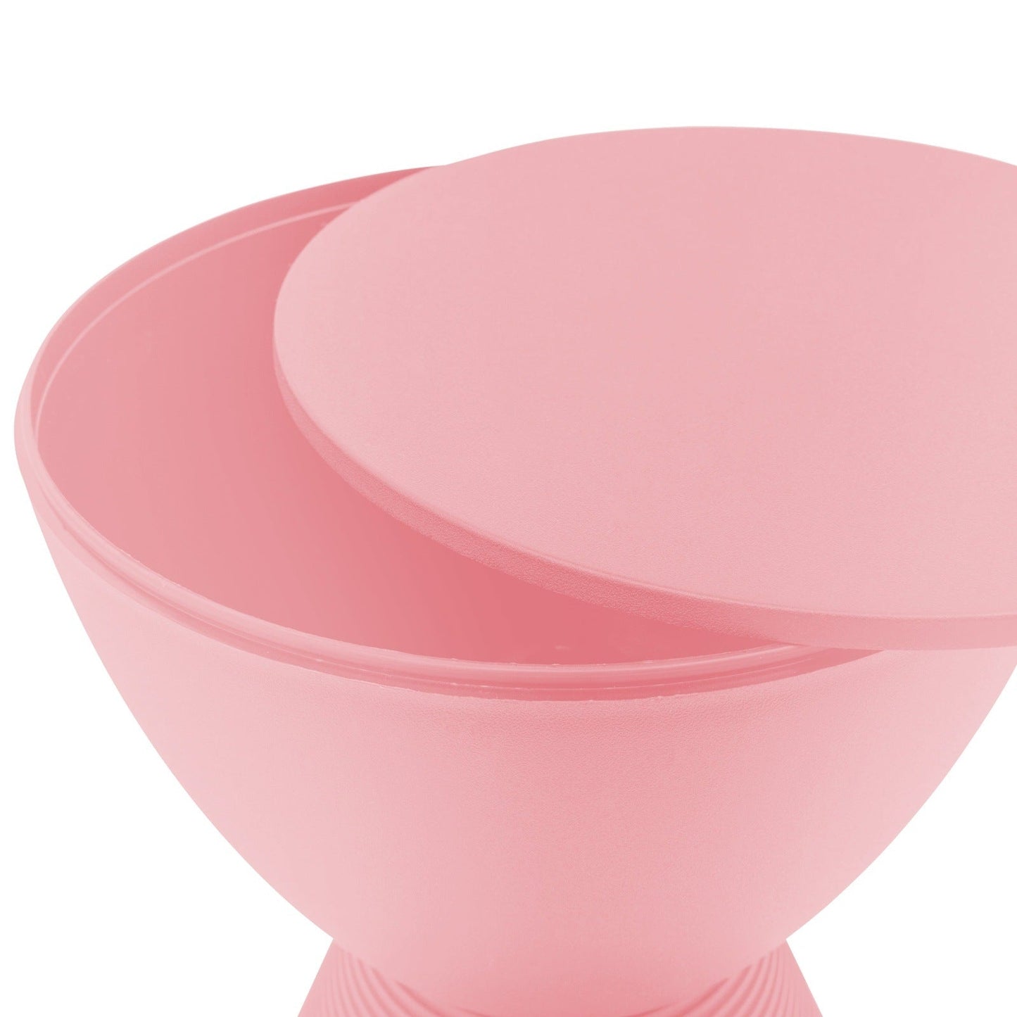 Boyd Storage Round Side End Table in Polypropylene Plastic