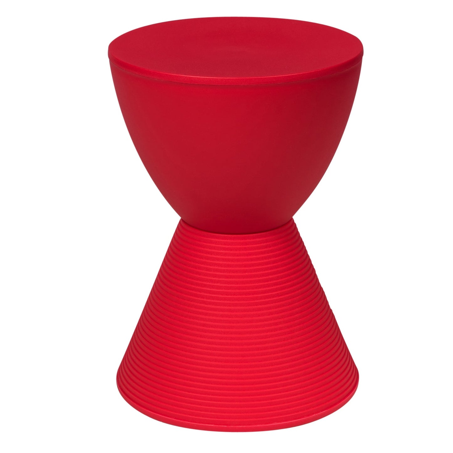 Boyd Storage Round Side End Table in Polypropylene Plastic