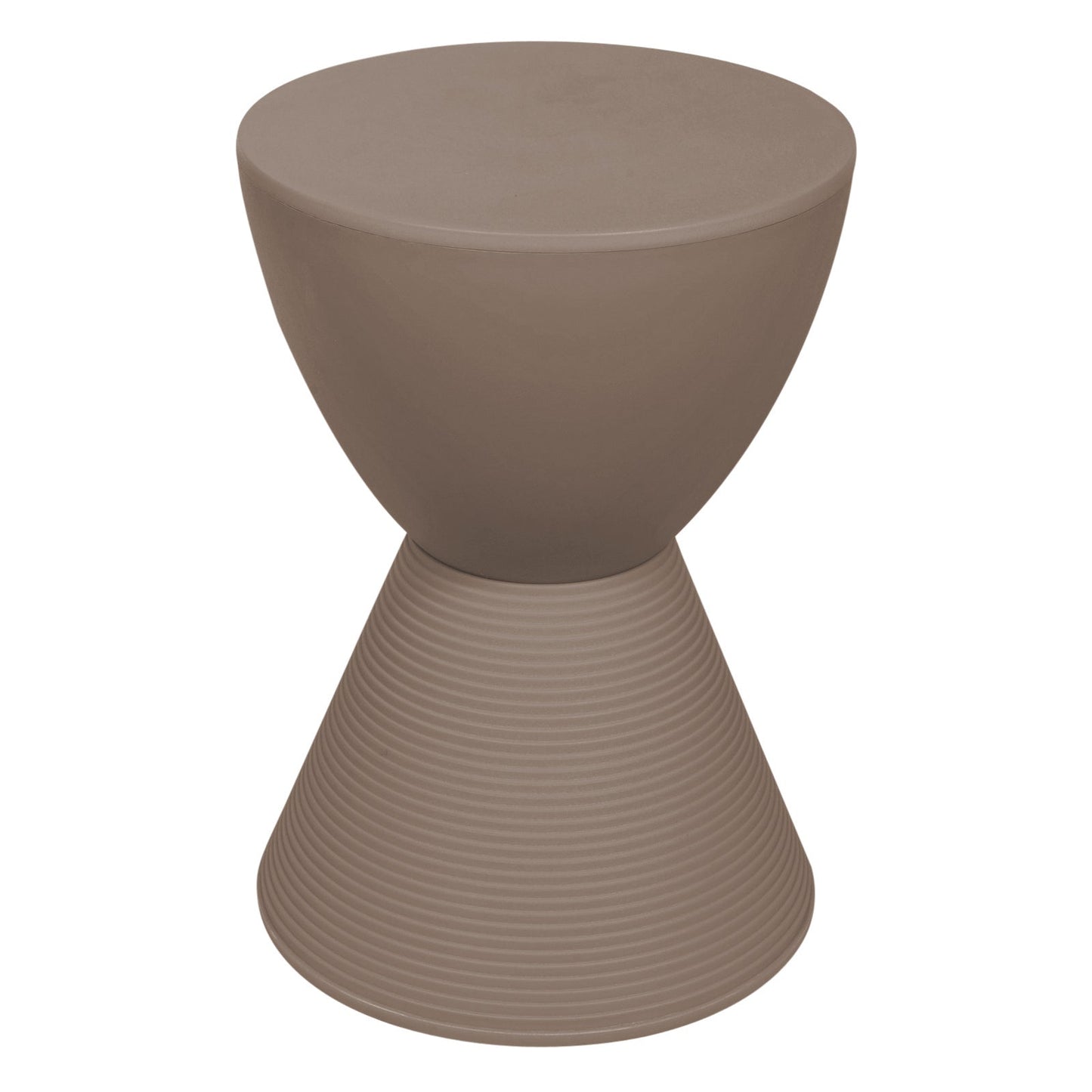 Boyd Storage Round Side End Table in Polypropylene Plastic