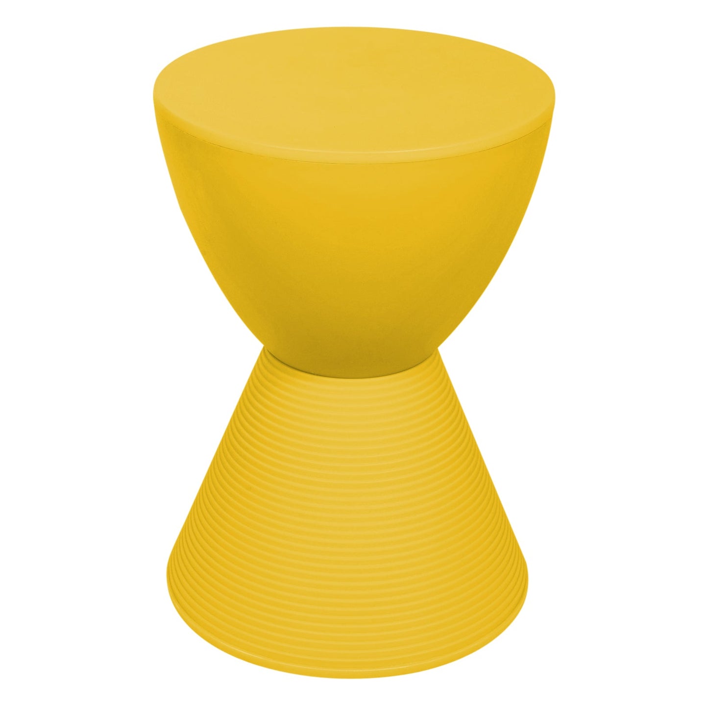 Boyd Storage Round Side End Table in Polypropylene Plastic