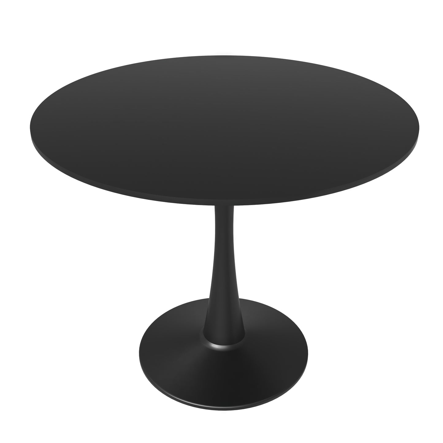 Bristol 4-Piece Dining Set with 35" Round Dining Table and 3 PU Leather Dining Chairs