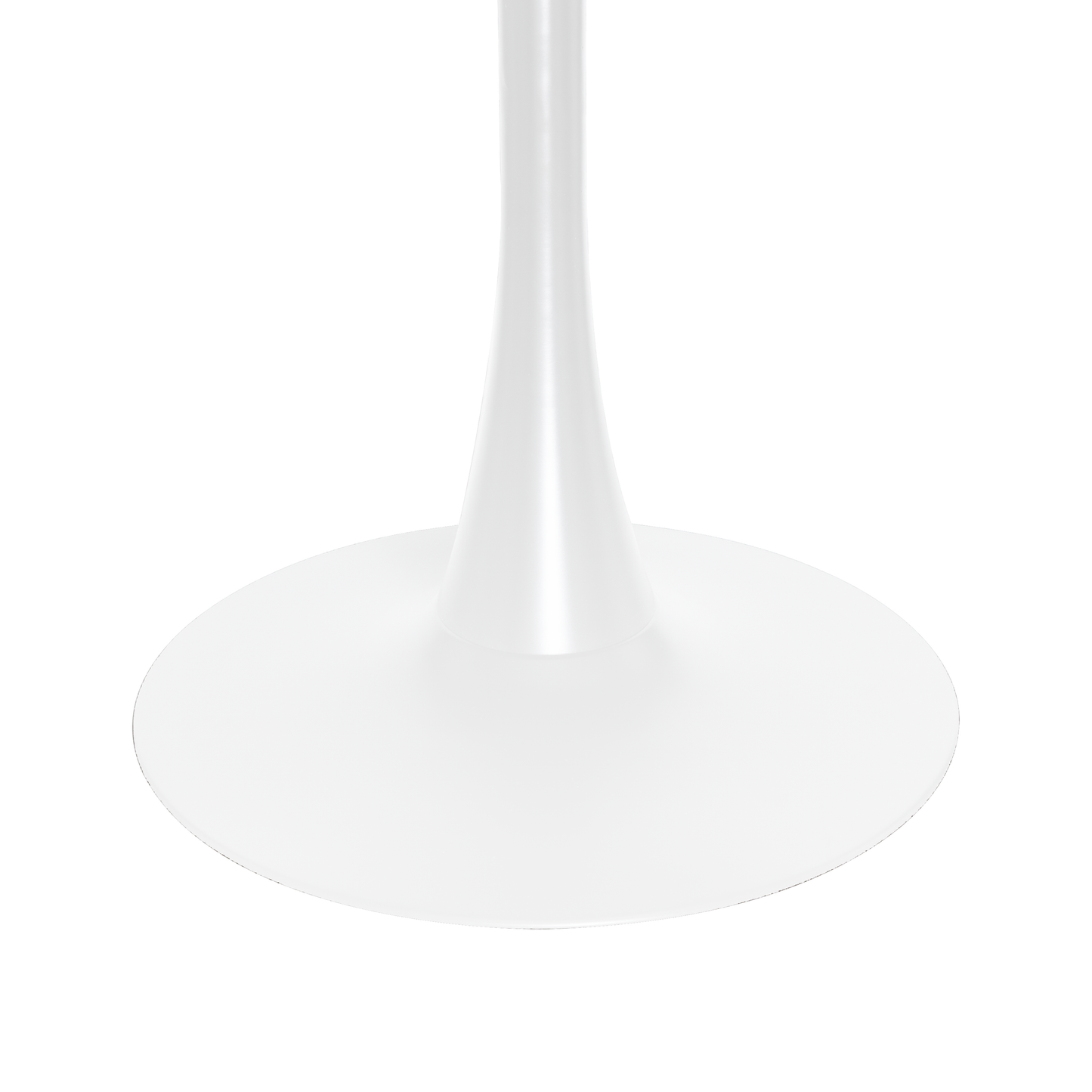 Bristol 36" Round Dining Table with MDF Top and White Iron Base - Bristol Collection