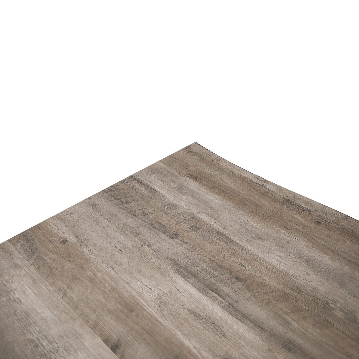 Ravenna 63" Rectangular Dining Table With MDF Tabletop and Metal Legs