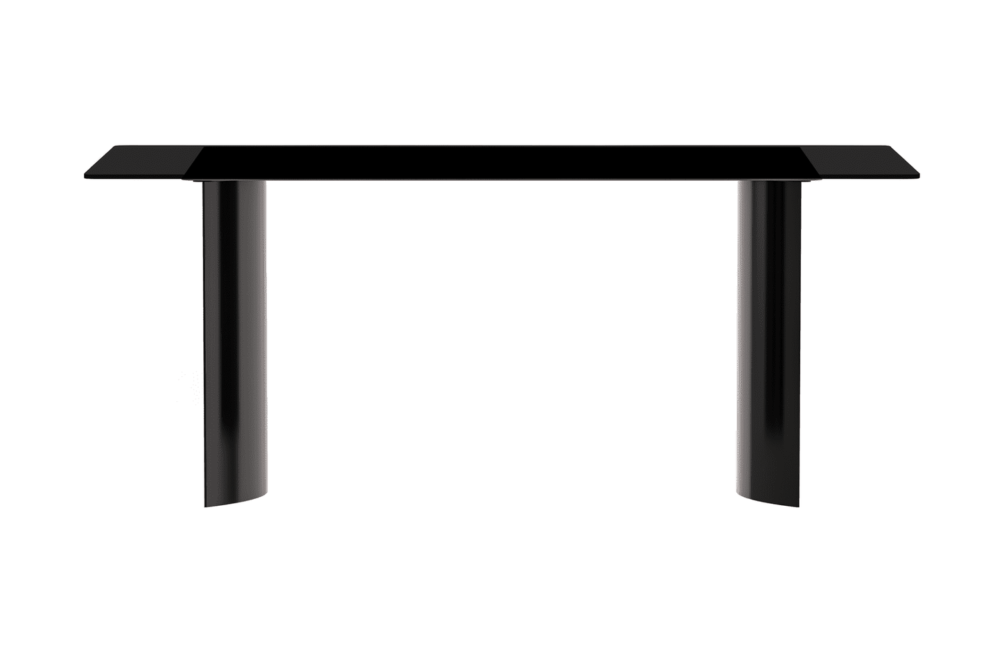Zara Rectangular Dining Table with Glass/Sintered Stone Top and Stainless Steel Base
