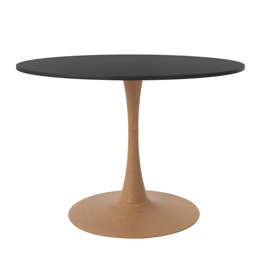 Bristol 35" Round Dining Table Wood Transfer Cherry/Natural/Walnut Base with MDF Table Top