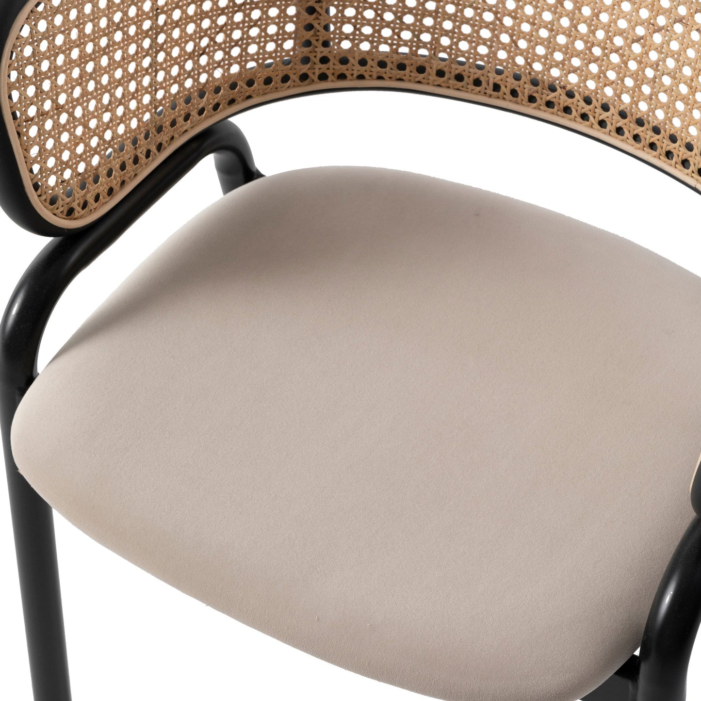 Ravenna 7-Piece Dining Set with 63” Rectangular Table and 6-Piece Velvet Arm Chairs