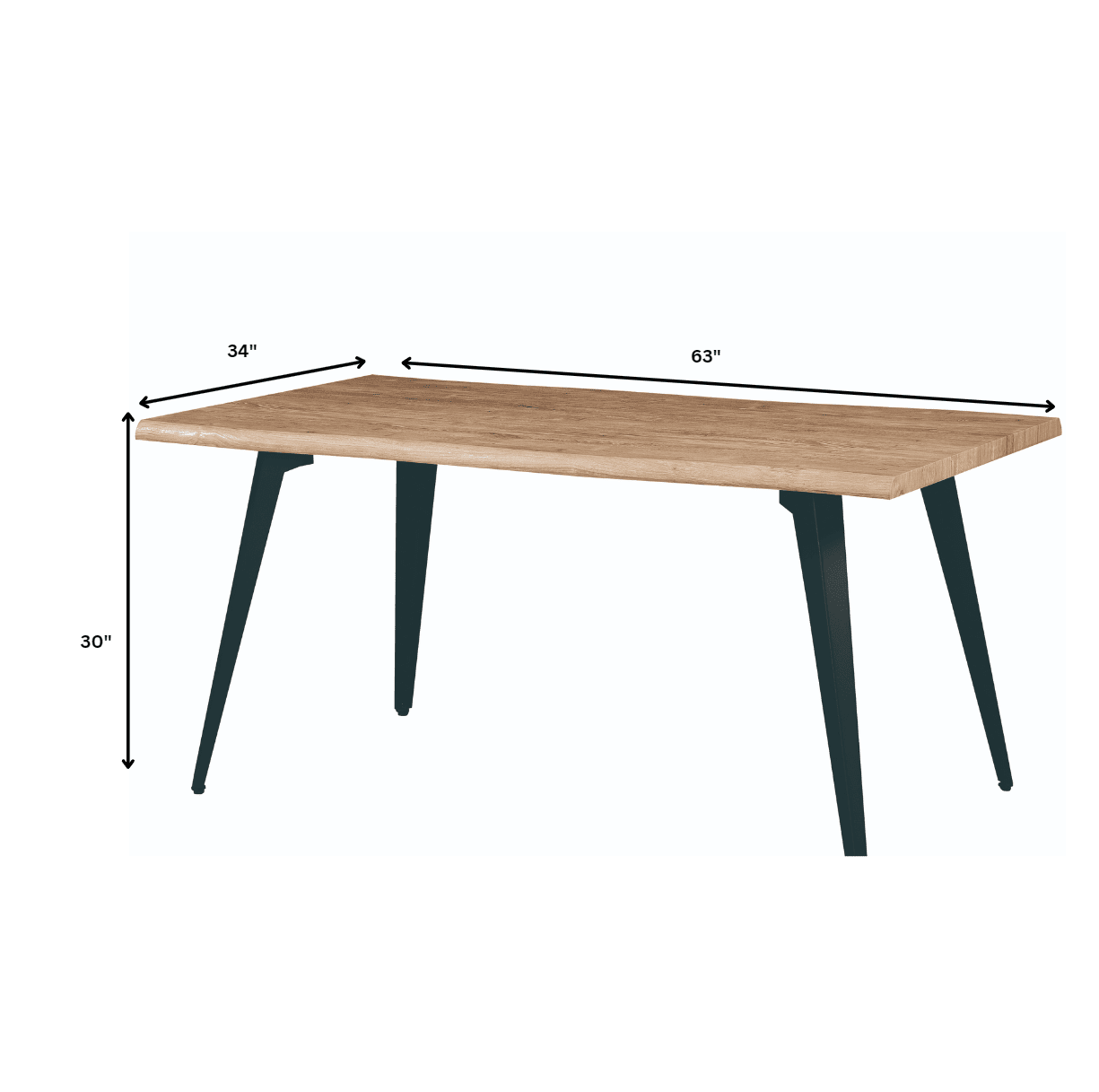 Ravenna 7-Piece Dining Set with 63” Rectangular Table and 6-Piece Velvet Arm Chairs