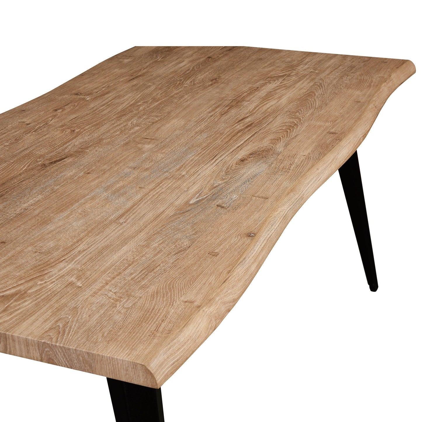 Ravenna 7-Piece Dining Set with 63” Rectangular Table and 6-Piece Velvet Arm Chairs