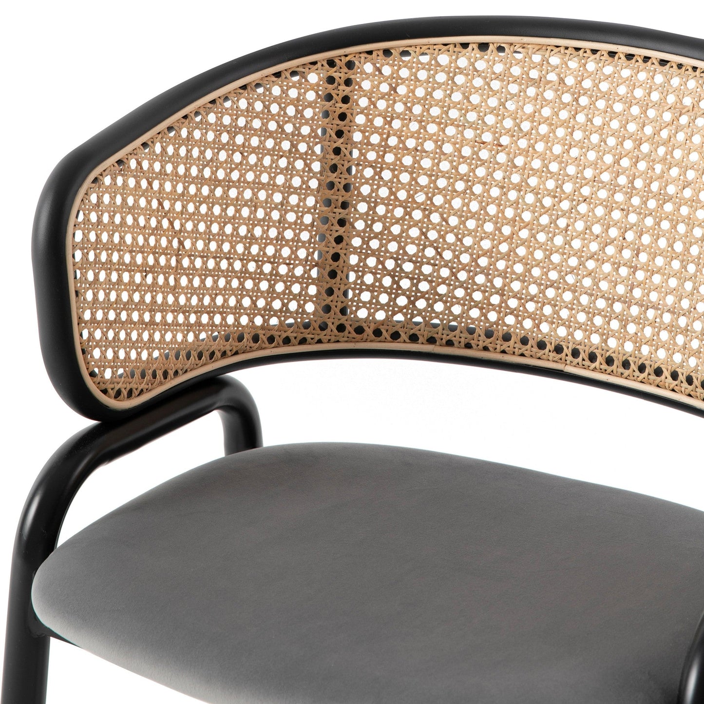 Ravenna 7-Piece Dining Set with 63” Rectangular Table and 6-Piece Velvet Arm Chairs