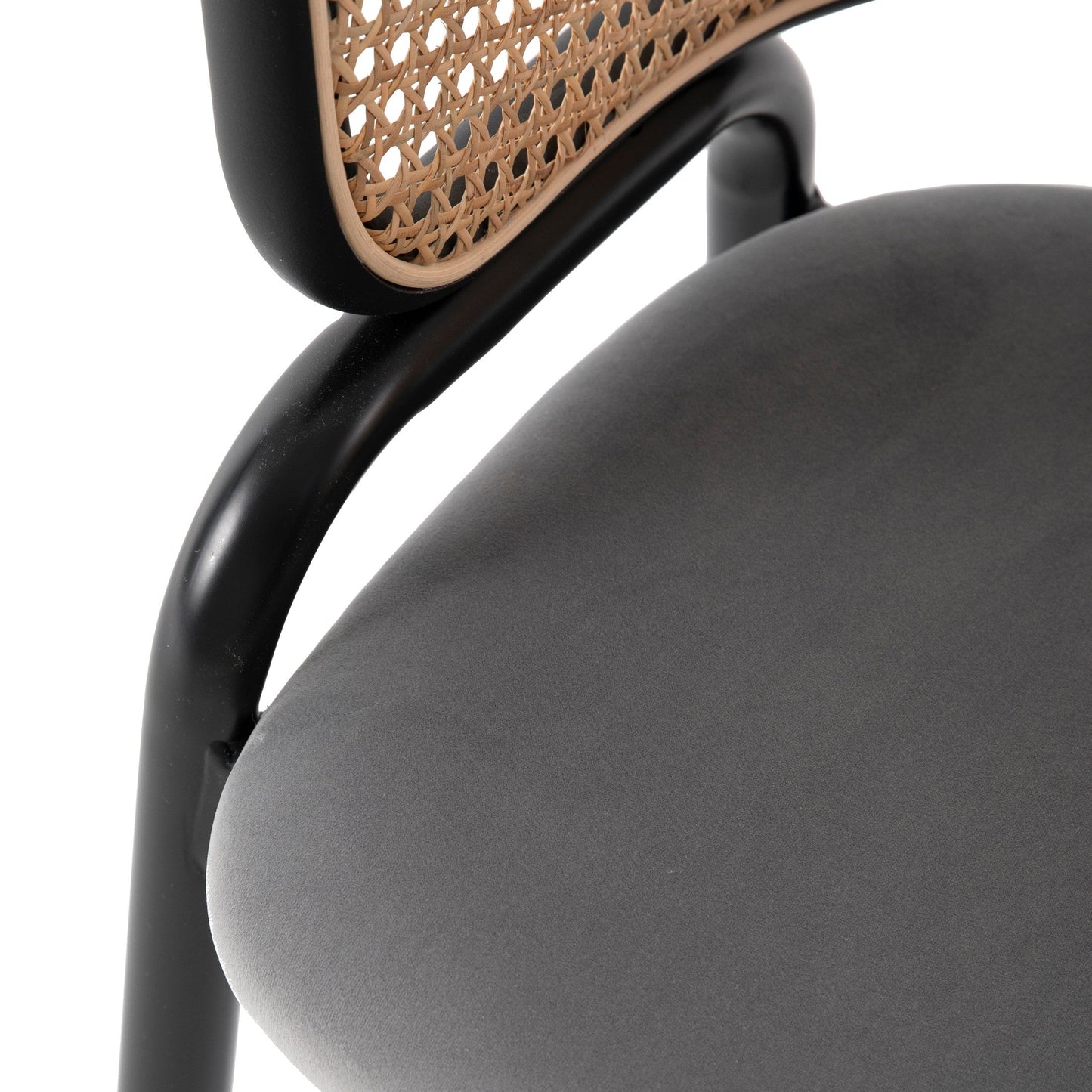 Ravenna 7-Piece Dining Set with 63” Rectangular Table and 6-Piece Velvet Arm Chairs