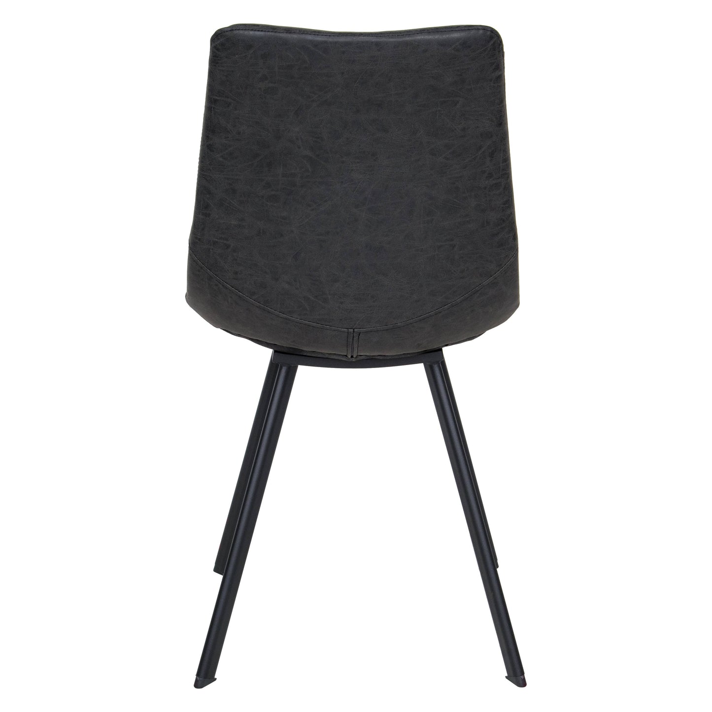 Ravenna 7-Piece Dining Set with Rectangular Dining Table in X-Shaped Base and 6 Leather Dining Chairs