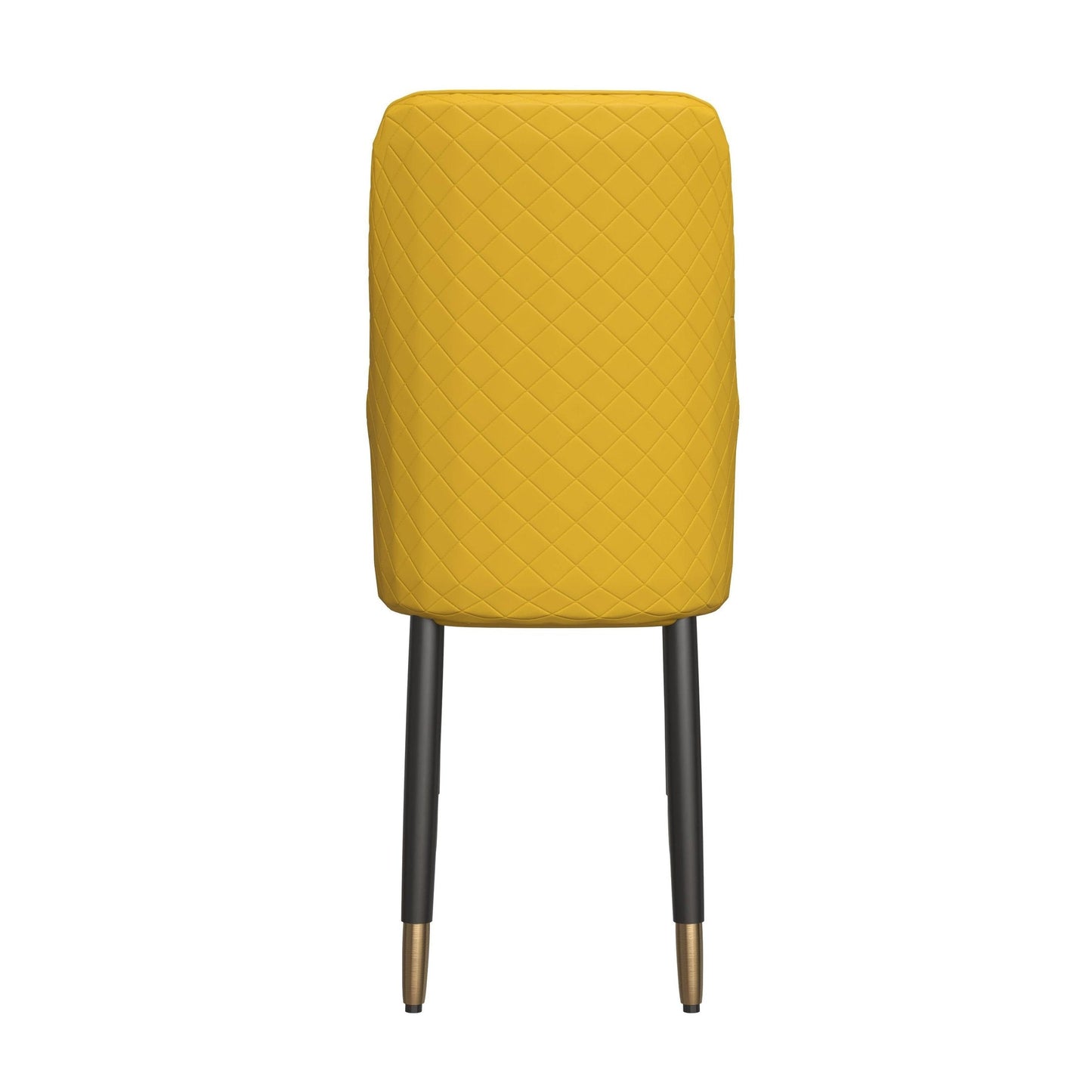 Allure Dining Chairs Fabtic/Leather Seat and Back in Oak Wood Set of 4