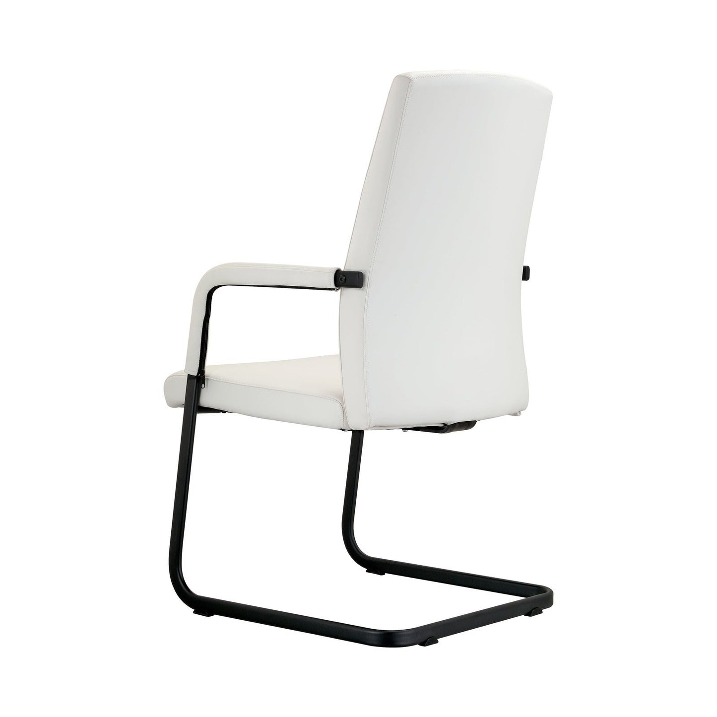 Evander Leather Office Chair With Aluminum Frame