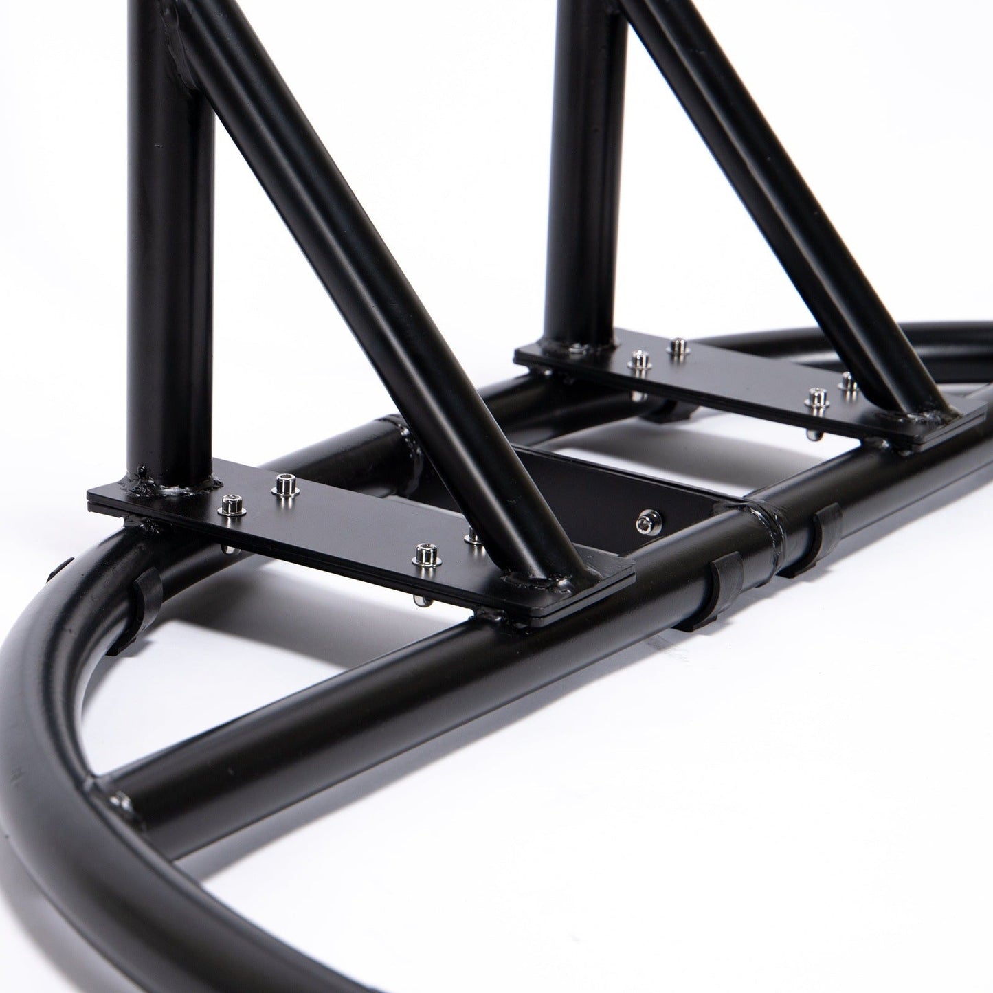 Wicker Hanging Double Egg Charcoal Swing Chair with an Iron Base