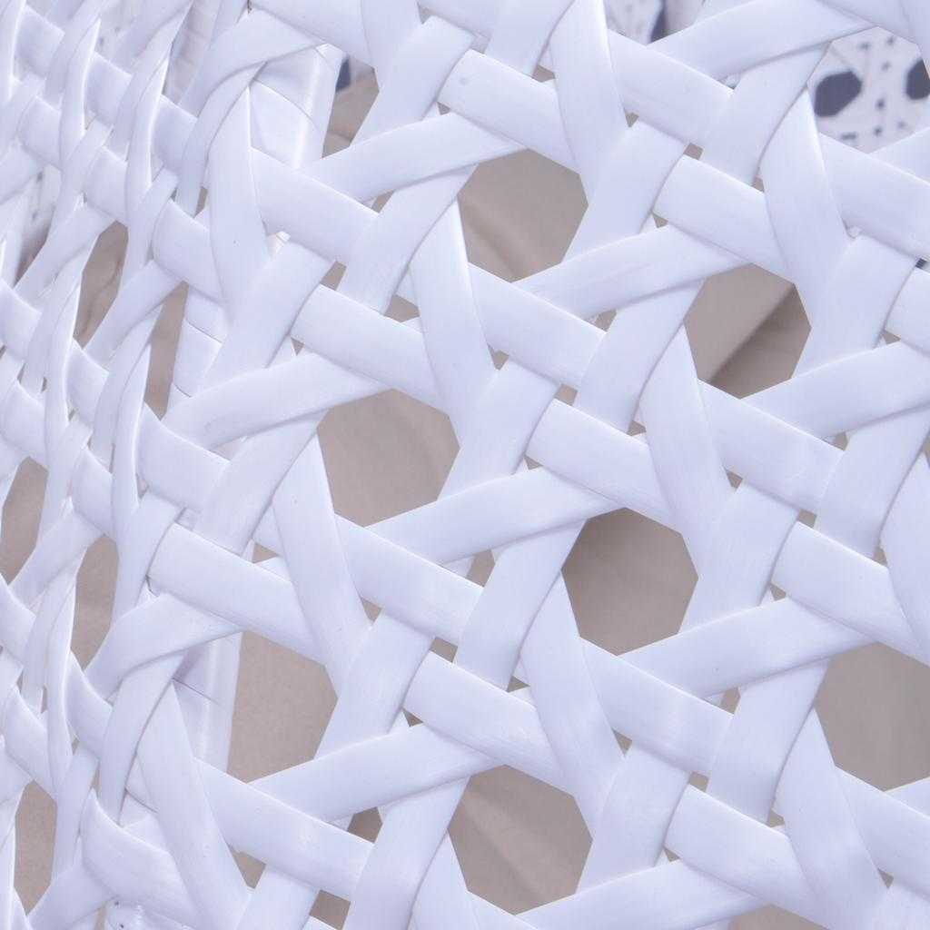 Modern White Wicker Hanging Double Seater Egg Swing Chair