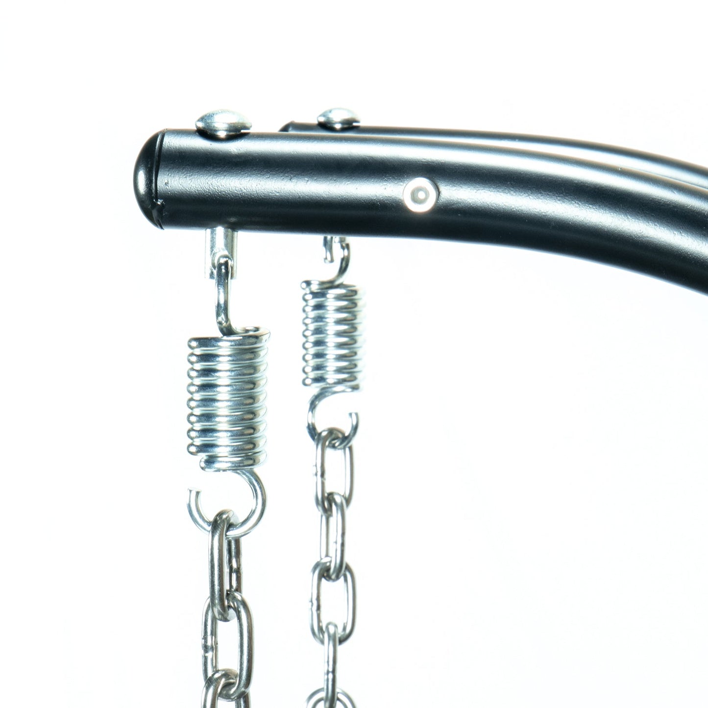 Wicker Hanging Double Egg Charcoal Swing Chair with an Iron Base