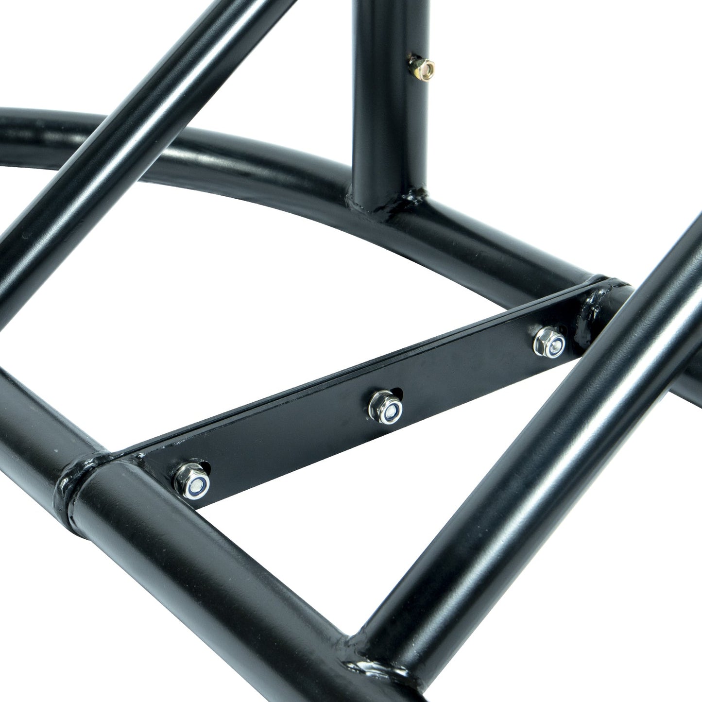 Wicker Hanging Double Egg Charcoal Swing Chair with an Iron Base