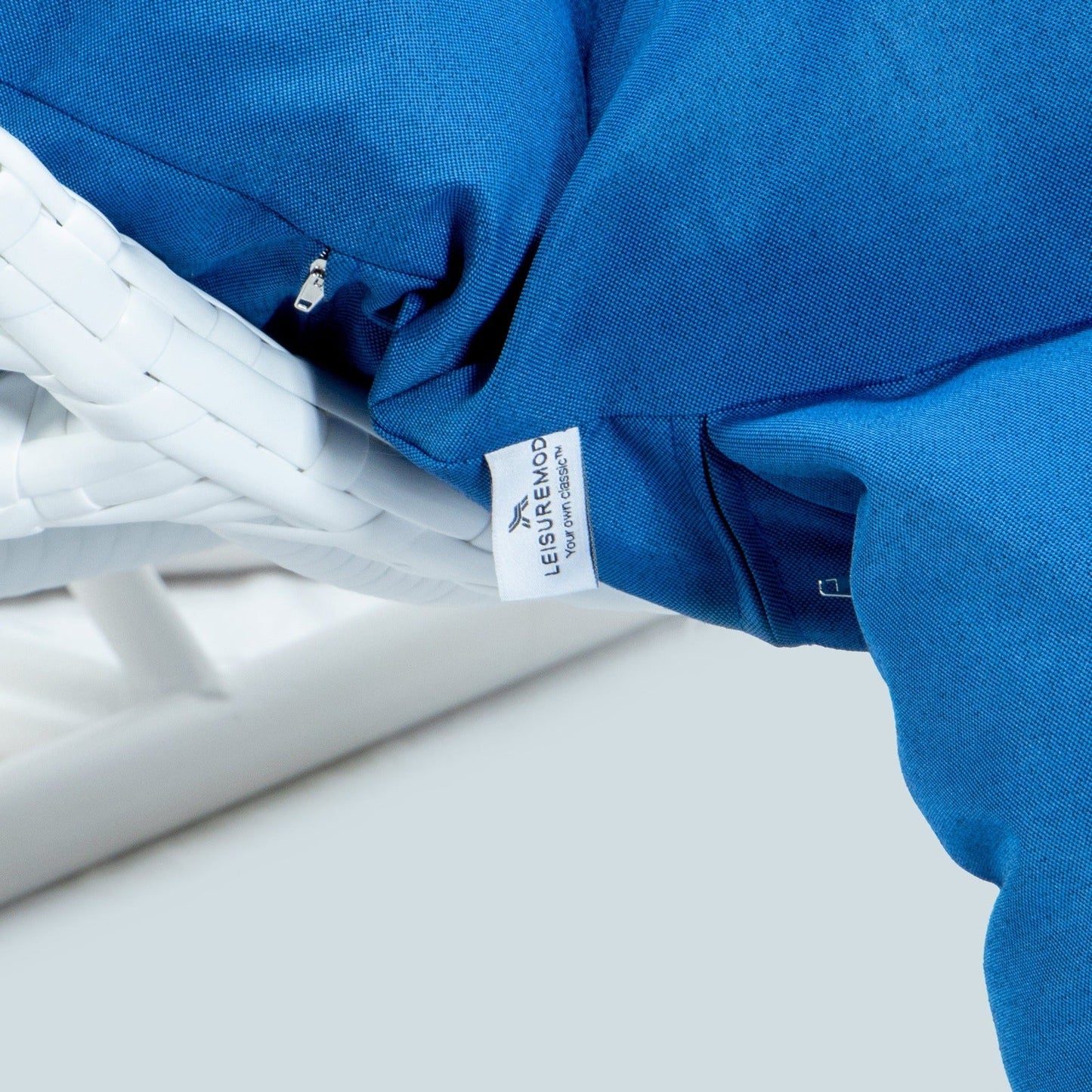 Modern White Wicker Hanging Double Seater Egg Swing Chair