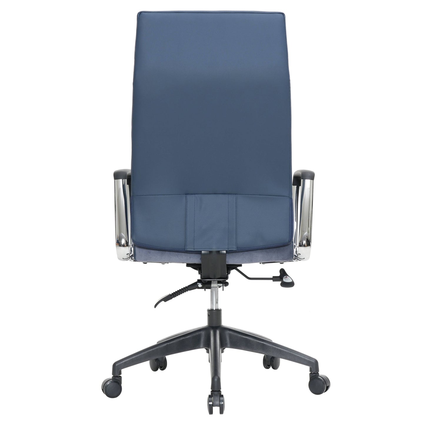 Hilton High-Back Leather Office Chair Adjustable Seat Height in Nylon