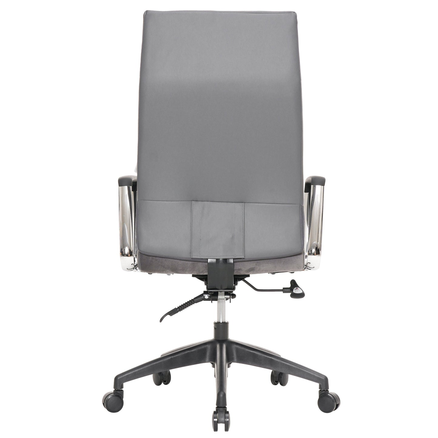 Hilton High-Back Leather Office Chair Adjustable Seat Height in Nylon