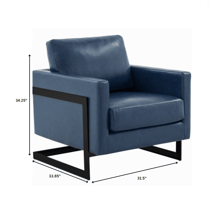 Lincoln Modern Upholstered Accent Armchair With Gold/Black Metal Frame