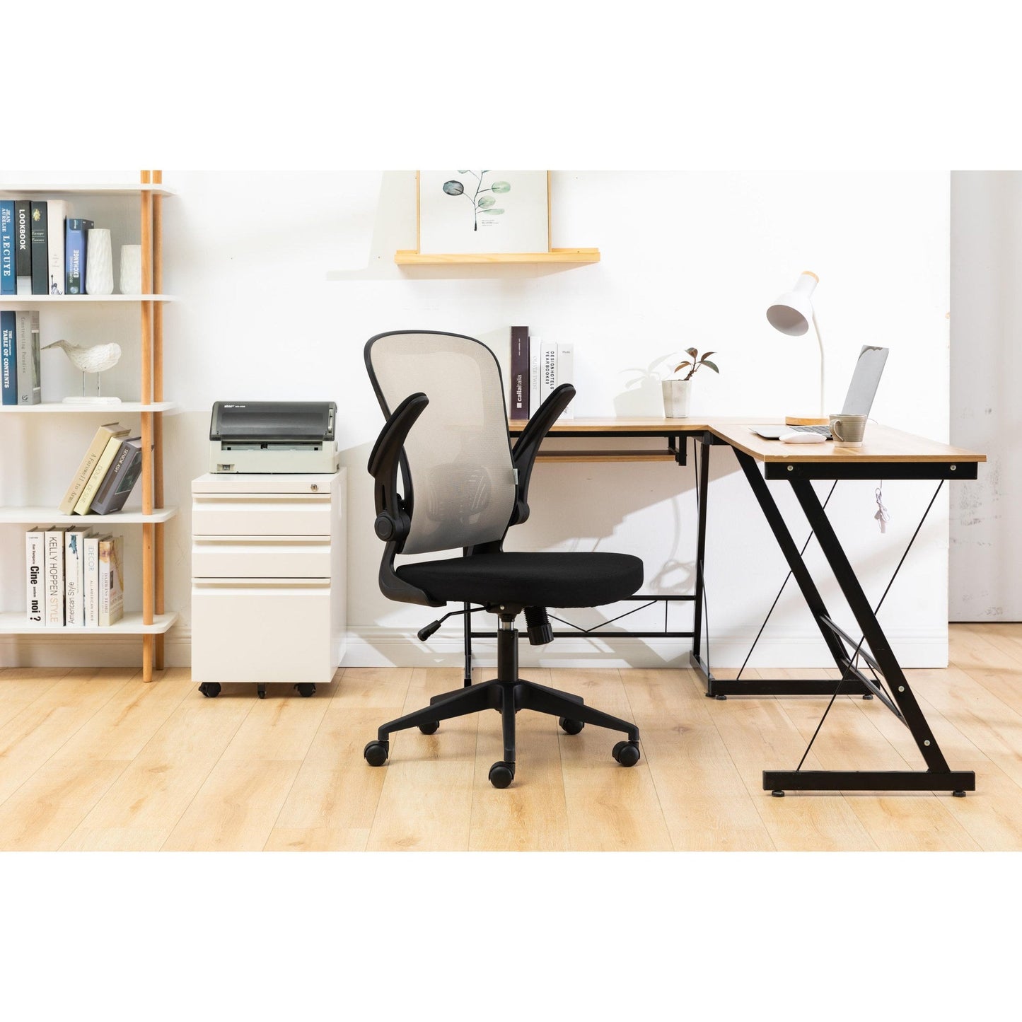 Newton Mesh Ergonomic Office Chair Adjustable Height with Flip Armrest