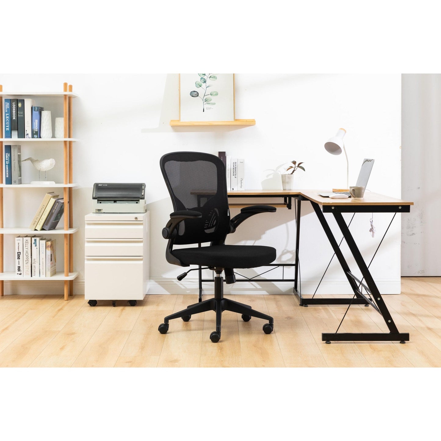 Newton Mesh Ergonomic Office Chair Adjustable Height with Flip Armrest