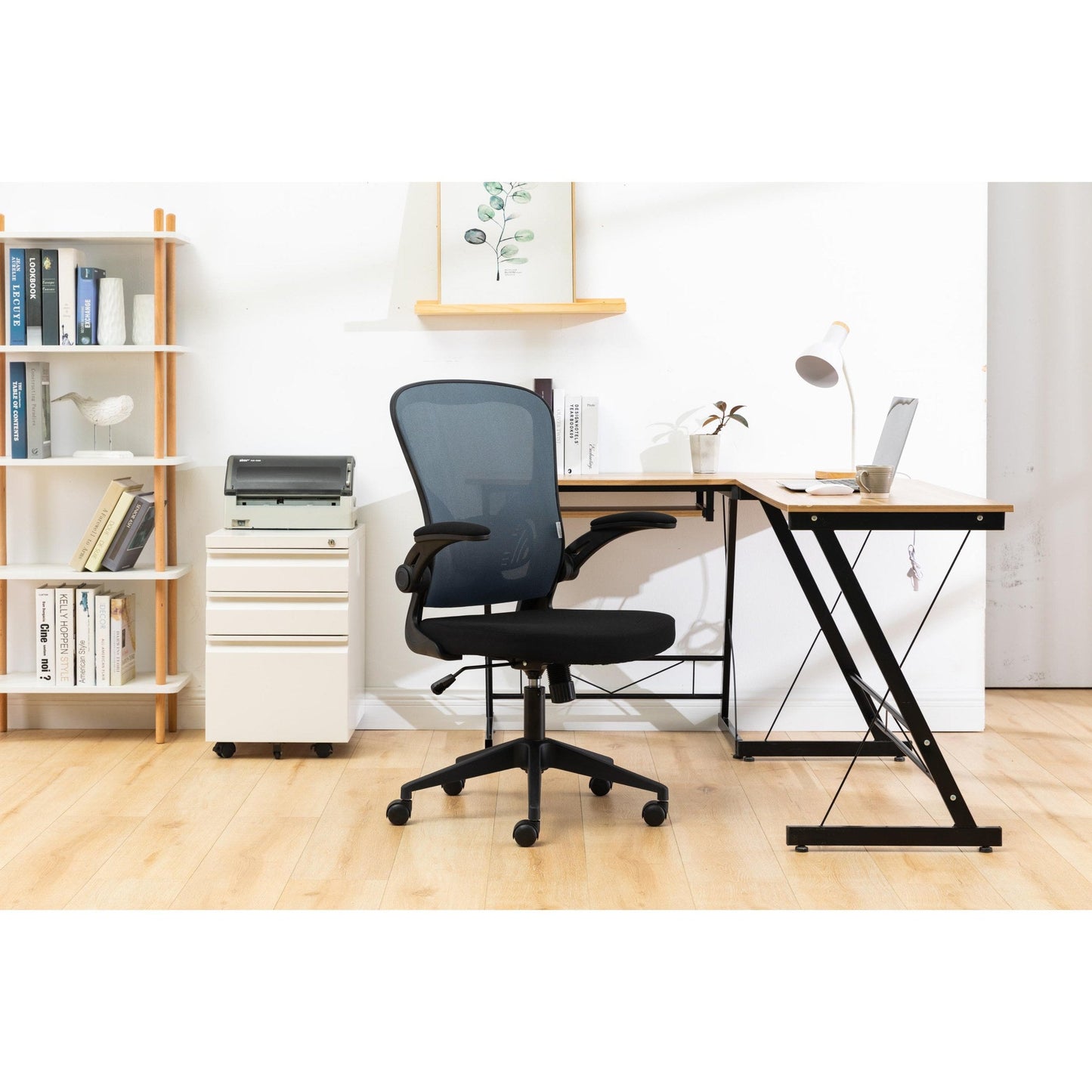 Newton Mesh Ergonomic Office Chair Adjustable Height with Flip Armrest
