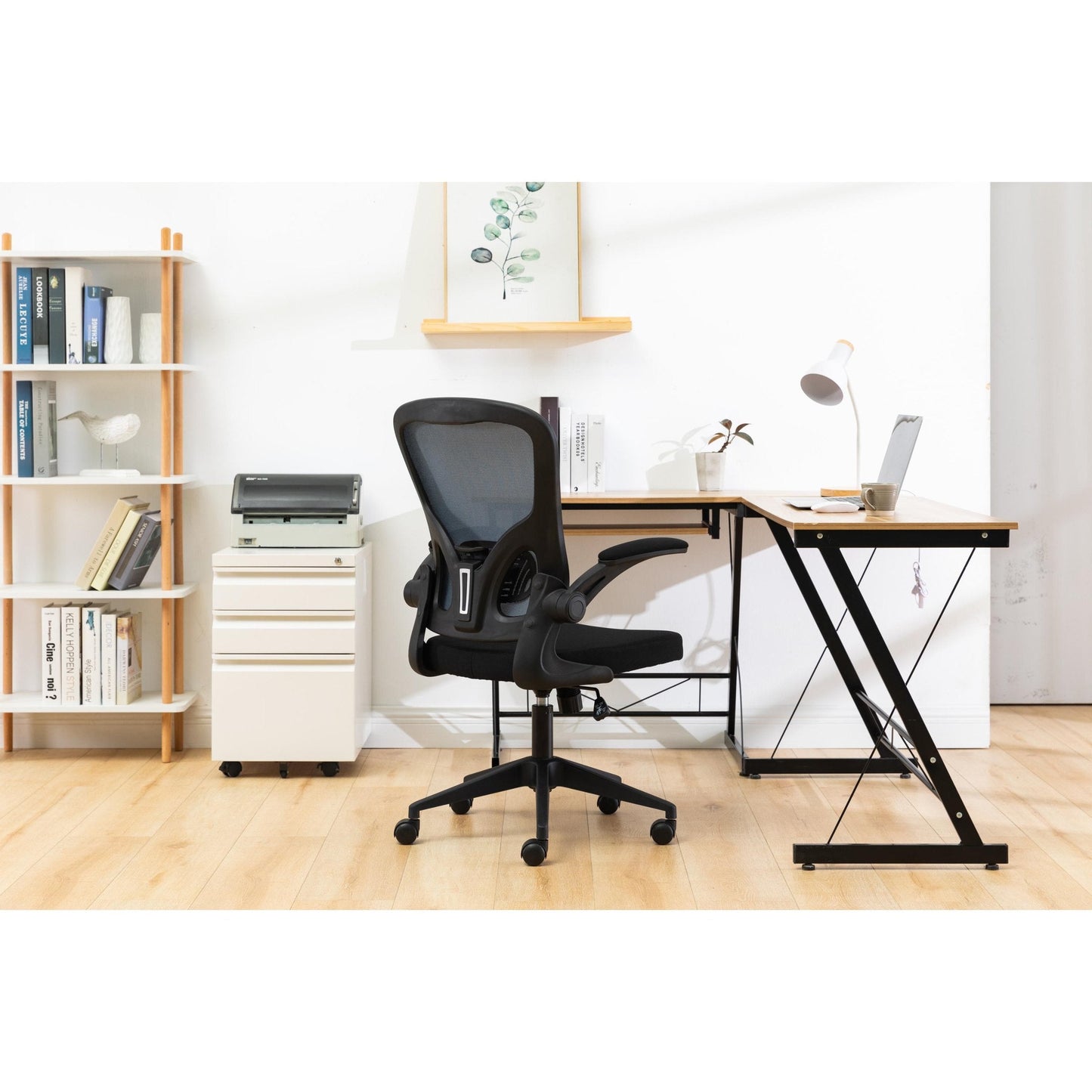 Newton Mesh Ergonomic Office Chair Adjustable Height with Flip Armrest