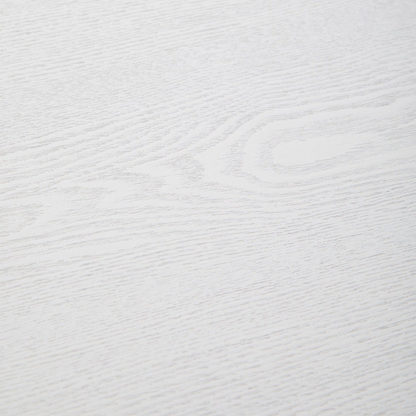 Rossmore Oval Coffee Table with MDF Wood Tabletop in White Steel Frame