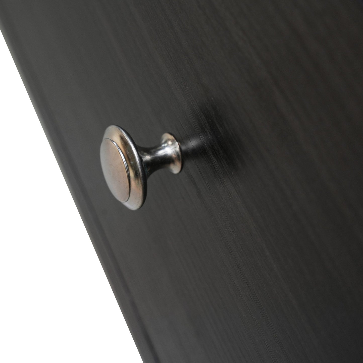 Rochester Modern Rectangular TV Stand: Enclosed Storage & Powder-Coated Iron Legs