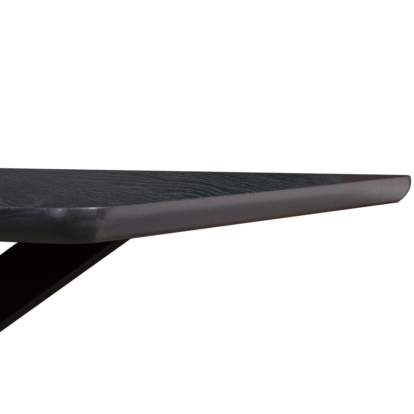 Ravenna 63" Wood Dining Table With Modern Metal Base