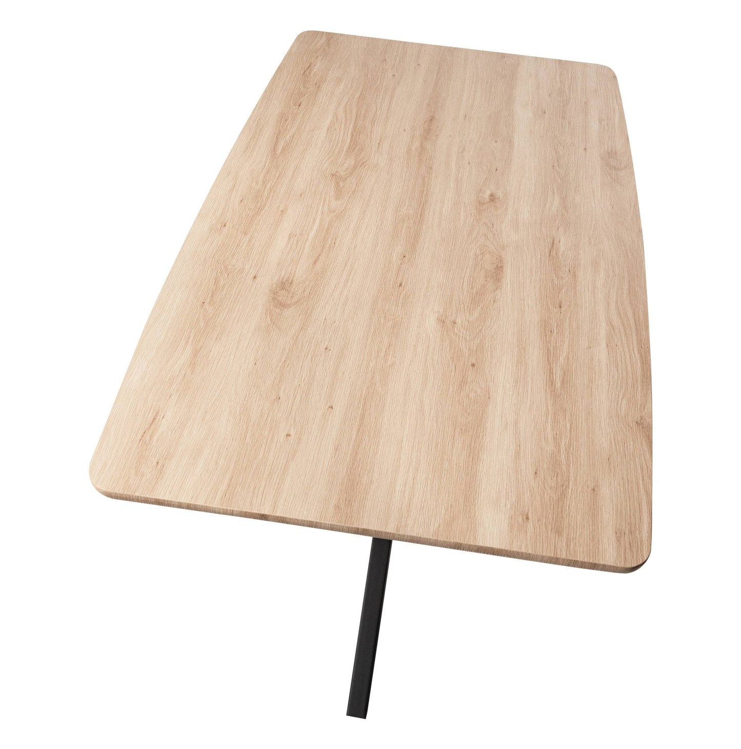 Ravenna 69" Rectangular Wood Dining Table with 6 Euston Wicker Dining Chairs